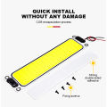 BLALION LED 12-24V Car Interior Lighting Reading Strip Light Interior Light Ceiling Lamp with On Off Switch for Van Lorry Truck. 