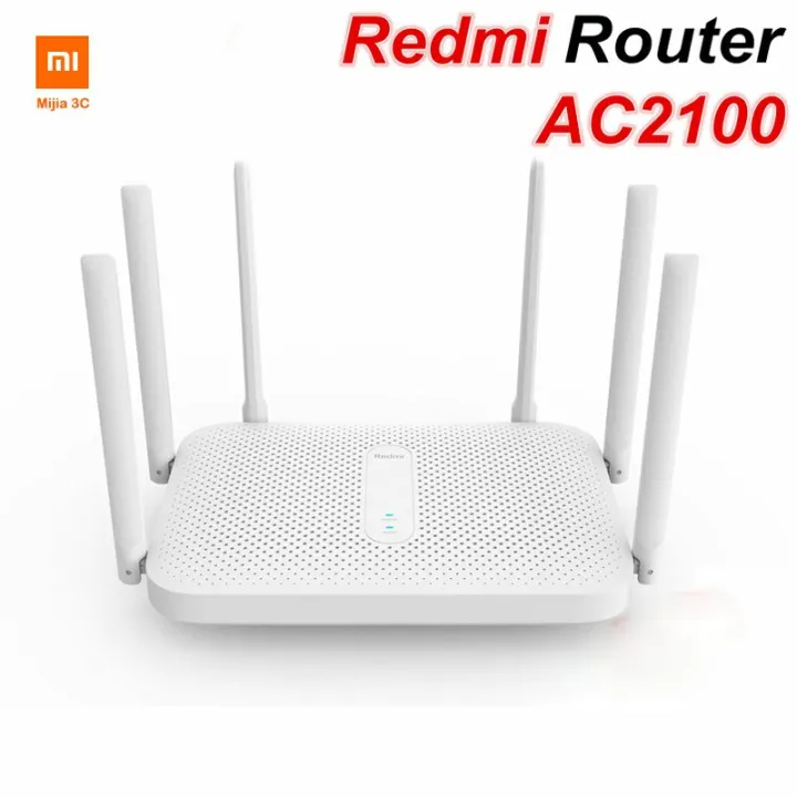 Xiaomi Redmi AC2100 Router Gigabit Dual-Band Wireless WIFI Router Repeater with 06 Antennas