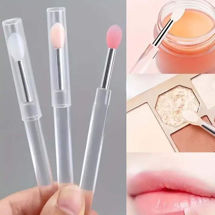 1/3/5PCS%20Portable%20Silicone%20Lip%20Brush%20With%20Cover%20Soft%20Multifunctional%20Lip%20Balm%20Applicator%20Lipstick%20Lipgloss%20Makeup%20Brushes%20-%20Image%202