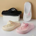 Solid Color Non-slip Leisure Couple Slippers Women Summer Beach Slippers Outdoor Women Flip Flops Breathable Beach sandals women. 