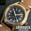 Gramock Classics Sterile 29mm Pilot Black Watch Dial Part for NH35/36 ETA PT5000 Miyota Mingzhu DG ST2130 Movement Part Hand Set. 