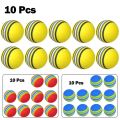 10PCS Foam Golf Balls Indoor Swing Training Practice Balls Rainbow Sponge Balls Golf Beginners Flexible Training Aid Accessories. 