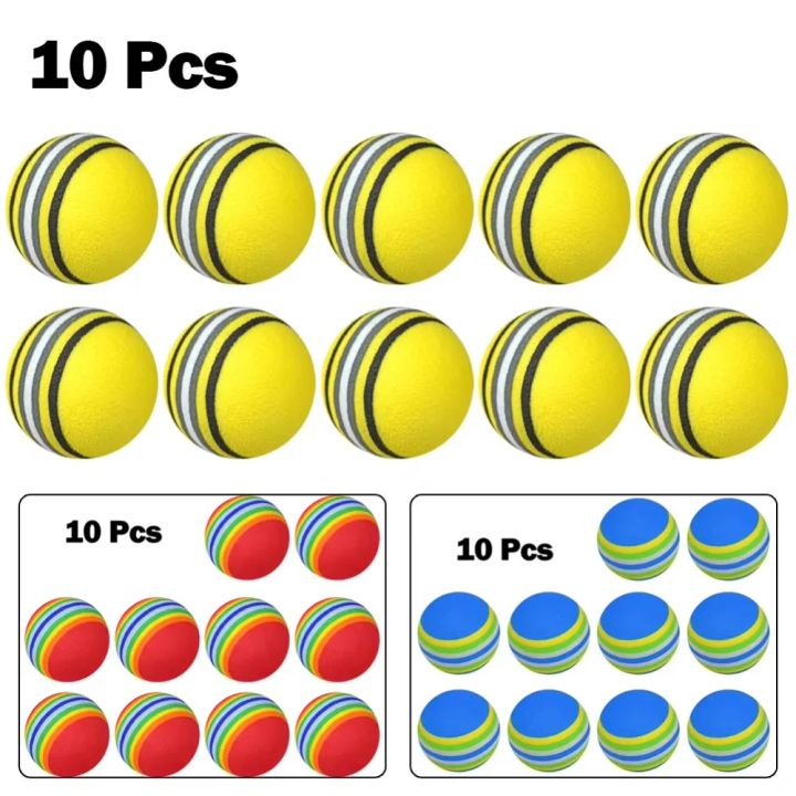 10PCS%20Foam%20Golf%20Balls%20Indoor%20Swing%20Training%20Practice%20Balls%20Rainbow%20Sponge%20Balls%20Golf%20Beginners%20Flexible%20Training%20Aid%20Accessories%20-%20Image%202