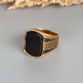 New Golden Italian Ring  style for boys and men. 