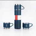 Hot and cool water Bottle with Glass Gift pack imported made Mat color. 