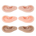 Silicone Human Ear Model 1 Pair Silicone Ear Model Soft Flexible Simulation Ear Model for Earrings Display Ear Piercing Exercise. 