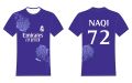 Birdseye Fabric Customised Real Madrid Soccer jersey. 