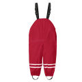 Children's Novelty Solid Color Pocket Fashion Raincoat Fashion Boy and Girl Adjustable Strap Beach Long Romper. 