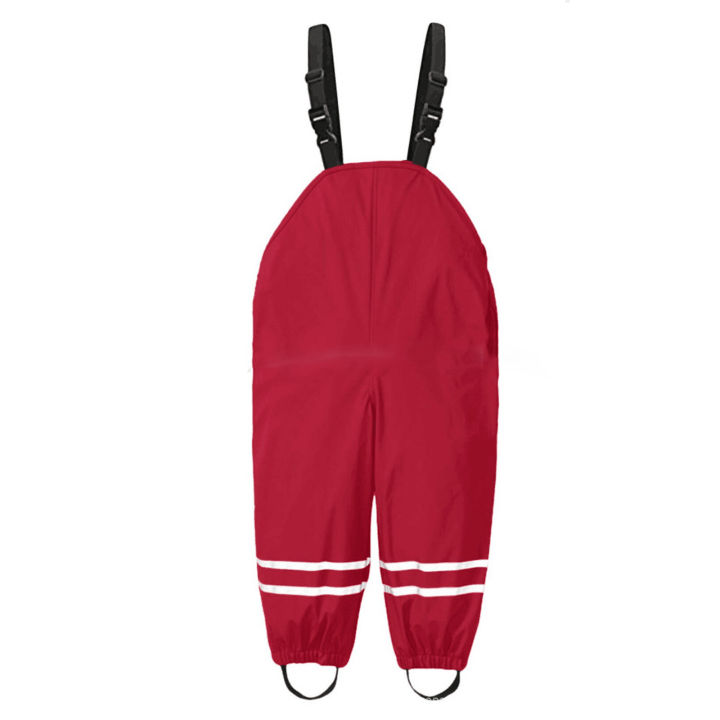 Children's%20Novelty%20Solid%20Color%20Pocket%20Fashion%20Raincoat%20Fashion%20Boy%20and%20Girl%20Adjustable%20Strap%20Beach%20Long%20Romper%20-%20Image%203