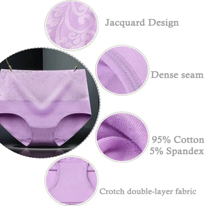 3Pcs/Lot%20Plus%20Size%20Underwear%20Women%20High%20Waist%20Women's%20Panties%20Cotton%20Brief%20Girl%20Breath%20Panty%20Abdominal%20Underpants%20Ladies%20L-5XL%20-%20Image%206
