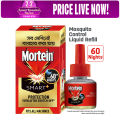 Mortein Mosquito Repellent Refill, Works with all Machine, 100% Dengue Protection, Refill lasts for upto 60 Nights. 