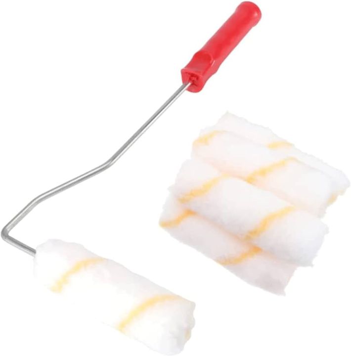 Paint roller refill pack of 10 with free handle