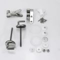 1/4set Zinc Alloy Toilet Seat Hinges Replacement Kit Lid Connectors Fittings Universal Toilet Accessories Repair Parts.