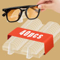10/16/20/30/40pcs Fashionable Convenient Eyeglasses Storage Holder, Wall Mounted Glasses Storage Tool, Glasses Display Rack. 