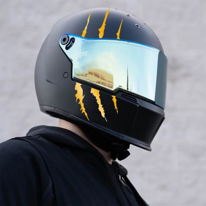 1PC Monster Claw Scratch Motorcycle Stickers for Helmet Tank Side Strips Vinyl Decals Car