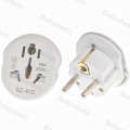 Korea EU Plug Adapter 16A 250V Travel Adapter Converter 2 Round Socket High Quality Universal AU US UK CN To EU KR Wall Socket. 