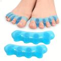 2 Soft Touch Silicone Toe Spacers, Reusable Toe Spacers for Feet. 