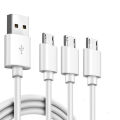 Micro USB Cable Fast Charging Wire Mobile Phone Line USB Adapter Cable For Samsung Xiaomi Andriod Mouse PS4 Game Data 1 2 3Pack. 