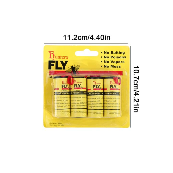 NEW%20Fly%20Sticky%20Paper%20Strip%20Strong%20Glue%20Double%20Sided%20Flies%20Paper%20Strips%20Flying%20Insect%20Bug%20Mosquitos%20Catcher%20Roll%20Tape%20-%20Image%206