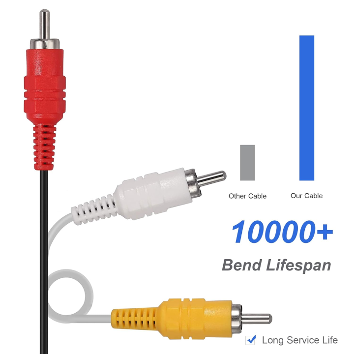 for%20PS3%20PS2%20PS1%20PlayStation%206ft/1.8M%20AV%20Cable%20Splitter%20RCA%20Audio%20Video%20Extend%20Cord%20to%20Monitor%20TV%20RCA%20Wire%20Converter%20Adapter%20-%20Image%204