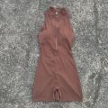 Women Tight Scrunch Back Waist Fold Playsuits Yoga Jumpsuit Short Set Zipper Gym Sportswear Fitness One Piece Sport Suit Workout.