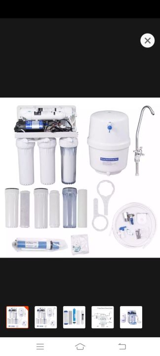 RO Water Filter 6 Stage | Imported reverse osmosis (Domestic RO 100 GPD )