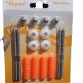 Toilet Fixing Screw Set | Commode Kit SS 4 bolts. 