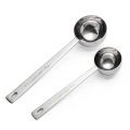 1/2PCS Stainless Steel Coffee Scoop, Tablespoon Measuring Spoon Long Handle Coffee Spoon for Kitchen Cafe Making.. 