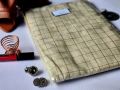 Elegant Indian Cotton Silk Check Saree with Blouse Piece - Perfect for Traditional Occasions. 