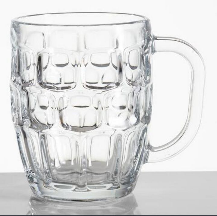 Large Size Glass Mugs for Milk, Milk Shakes and Juices