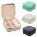 Mini Jewelry Storage Box Portable Home Travel Earrings Necklace Storage Case for Women Ring Organizer PU Leather Display Case. 