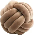 Knot Pillow Ball Cushion - Soft Plush Decorative Throw for Couch and Bed. 