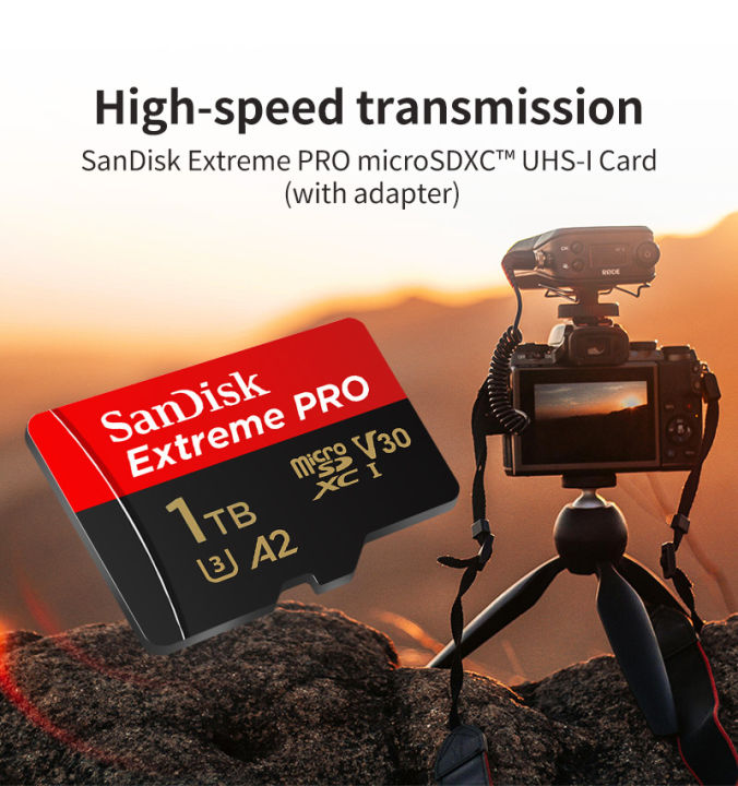 Sandisk%20Extreme%20PRO%20Card%2064GB%20128GB%20256GB%20Micro%20SD%20TF%20Card%20512GB%201TB%20Hight%20Speed%20V30%20Class%2010%20UHS-I%20U3%20Memory%20MicroSD%20Card%20-%20Image%202