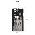 RIDERACE Bicycle Hex Spoke Wrench Foldable Multi Function Repair Tool Kit MTB Chain Cutter Mountain Road Cycle Bike Screwdriver. 