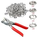 High Quality Metal Snap Buttons Press Plier_9.5mm Metal Sewing Prong Ring Buttons Clip Plier _Diy Button Punch Tool For Baby Clothes_abaya Ring Metal Button Presser Machine Fastener Snap Buttons Kit Tich Button Tool Kit (Homeducts). 