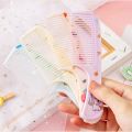2Pcs Kids Hair Comb Set Cute Portable Anti-Static Plastic Hairdressing Comb For Girls Hair Comb Cartoon Baby Chil. 