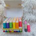 LIP BALM, For Dry Lips, Color-Changing Magical Lipstick, Pencil Crayon Lip Balm, Multicolor- Pack of 2. 