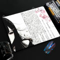 Anime Aesthetics Black White Mouse Pad E-Sports Anti-slip  Mousepad Gaming Desk Mat Laptop Small Deskpad PC Table Decort. 