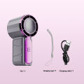 SEAMETAL Portable Handheld Fan 5-Speed Turbo Cooling Fan Tiny Size USB Rechargeable Personal Fan for Travel & Outdoor. 