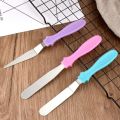 3 pieces set of stainless steel spatula palette knife lcing pastry kitchen tool cake knife size 10 inches. 