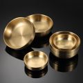 Heat Insulated Stainless Steel Bowl Mixing Bowl Double Layer Rice Bowls Metal Ice Cream Soup Bowls for Kitchen Flatware. 
