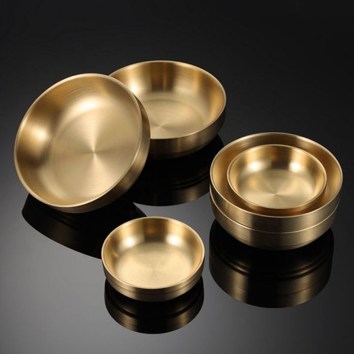 Heat Insulated Stainless Steel Bowl Mixing Bowl Double Layer Rice Bowls Metal Ice Cream Soup Bowls for Kitchen Flatware