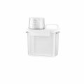 Airtight Laundry Detergent Dispenser Powder Storage Box Clear Washing Powder Liquid Container with Lids Jar.