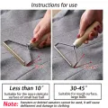 Portable Lint Remover Pet Hair Remover Brush Manual Lint Roller Sofa Clothes Cleaning Lint Brush Fuzz Fabric Shaver Brush Tool. 