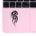 Dragon Tribal (Black) (Set of 2) Premium Waterproof Vinyl Decal Stickers for Laptop Phone Accessory Helmet Car Window Bumper Mug Tuber Cup Door Wall Decoration Size: 2.1'' x 4.7''. 