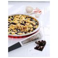 IKEA STRÅLANDE Grater with handle, stainless steel/dark grey. 