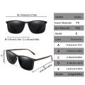 LOISRUBY Polarized Fishing Sunglasses Men Women Travel Angler Driving Cycling Male Eyewear UV400 Square Vintage with Case. 
