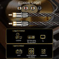 YYTCG HiFi RCA Coaxial Audio Cable Hi-End RCA to RCA Male SPDIF Digital Coaxial Cable for DVD Projector TV Speaker Amplifier. 