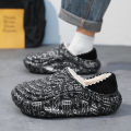 Men's Slippers Shoes for Men Unisex Warm Non-Slip Wear-resistant Thick Bottom Waterproof Add Cotton Heel Covering Fashion New. 