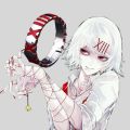 Anime Tokyo Ghoul Ring JUZO Suzuya Cosplay Unisex Adjustable Rings Accessories . 
